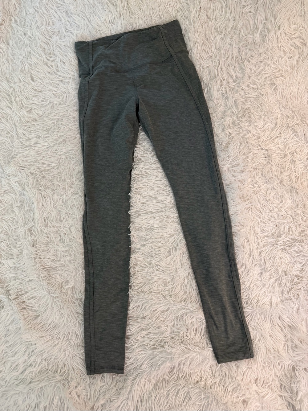 Athleta Gray Tall Leggings High Rise Stretch Yoga Workout Pants M